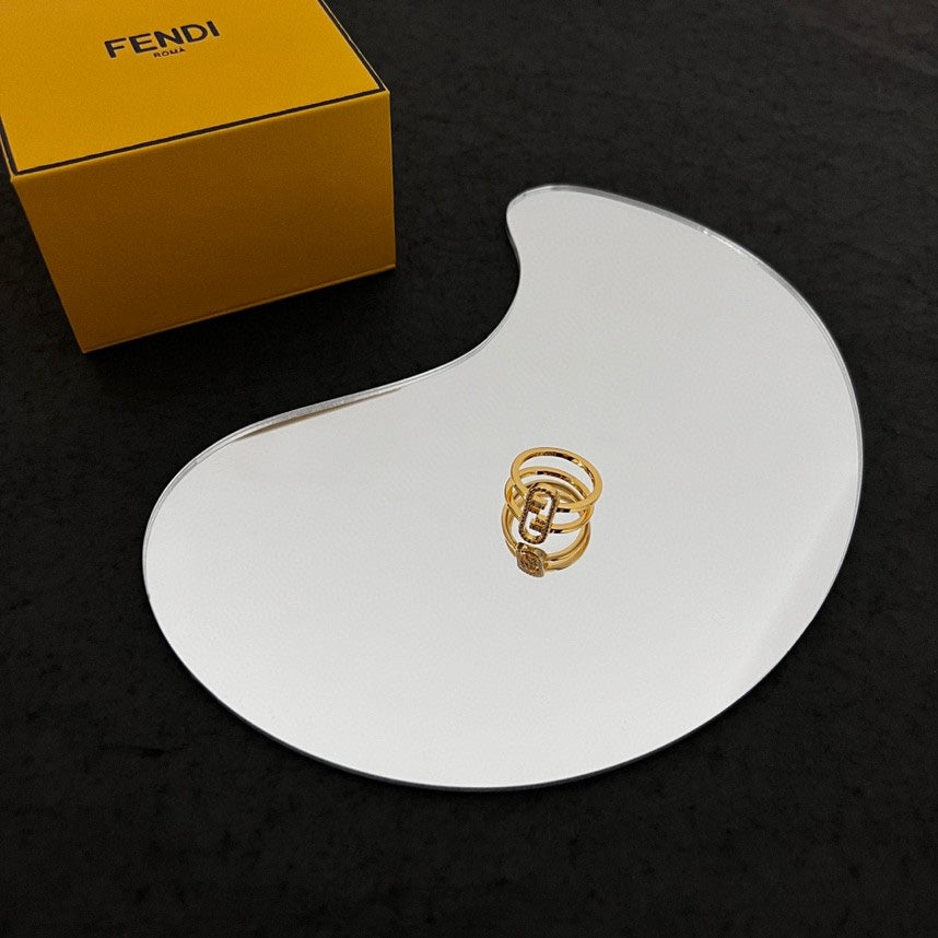 Fendi OLock Ring - 18K Yellow Gold