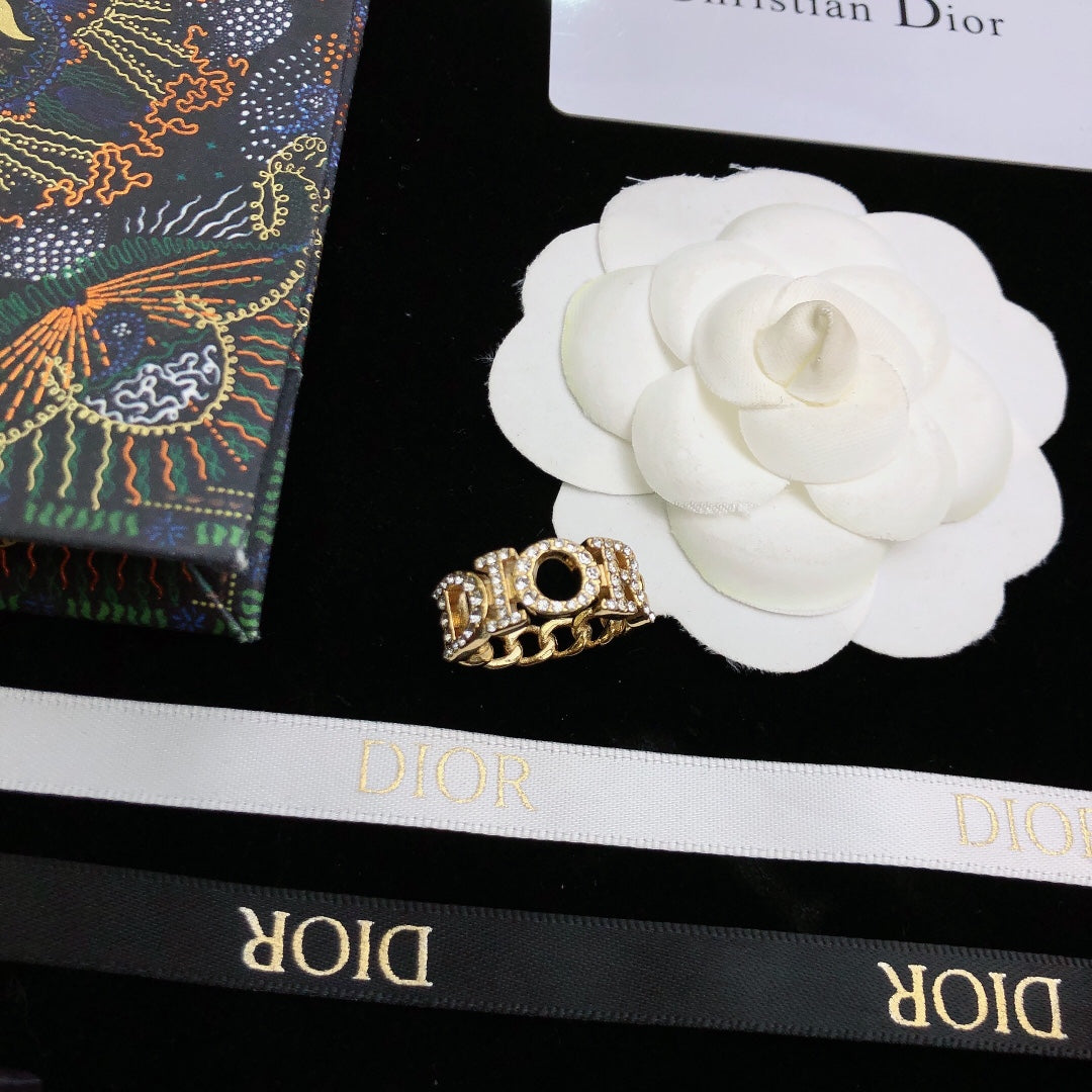 Dior Revolution Chain Ring - 18K Yellow Gold