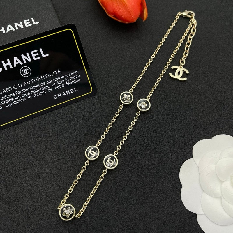 Chanel Star Gold Necklace