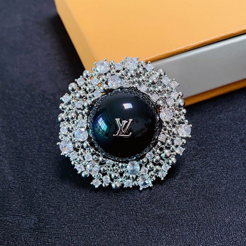 Louis Vuitton Black Ball Brooch