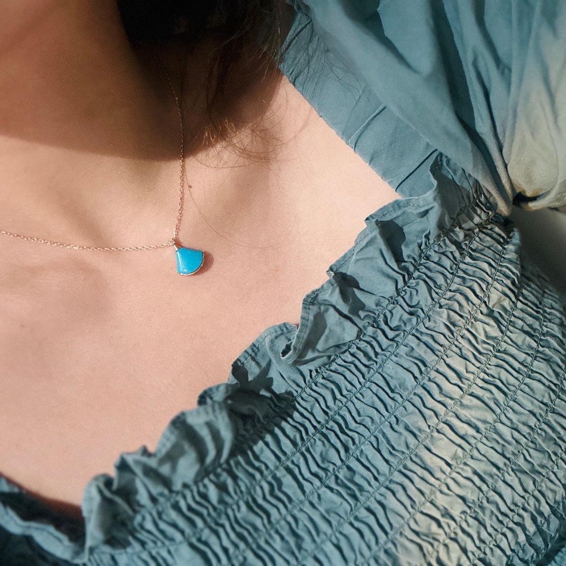 Bvlgari Dream Turquoise Pendant Necklace - 18K Gold