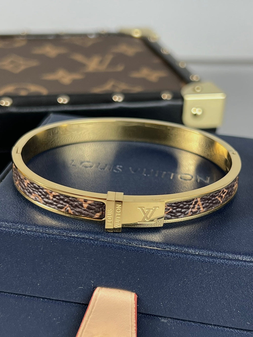 Louis Vuitton Leather Bracelet
