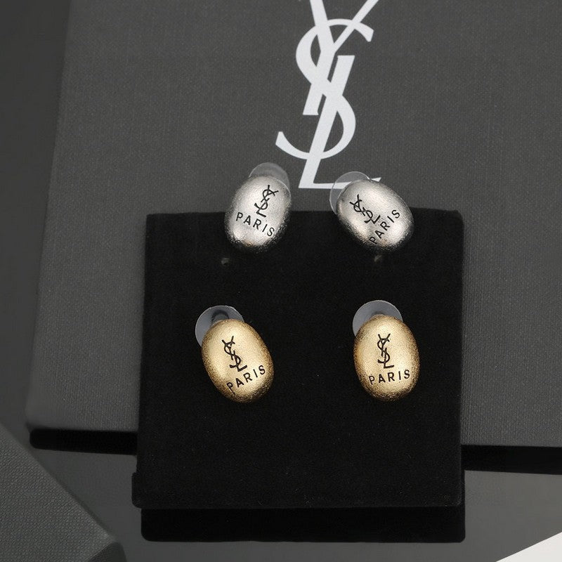 YSL Earrings - 18K Gold