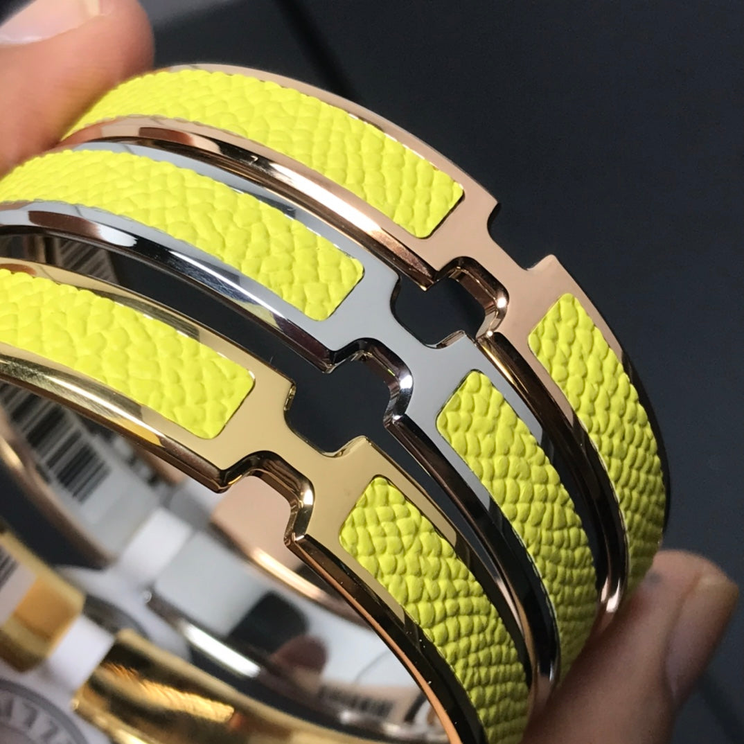 Hermes Olympe Yellow Bracelet