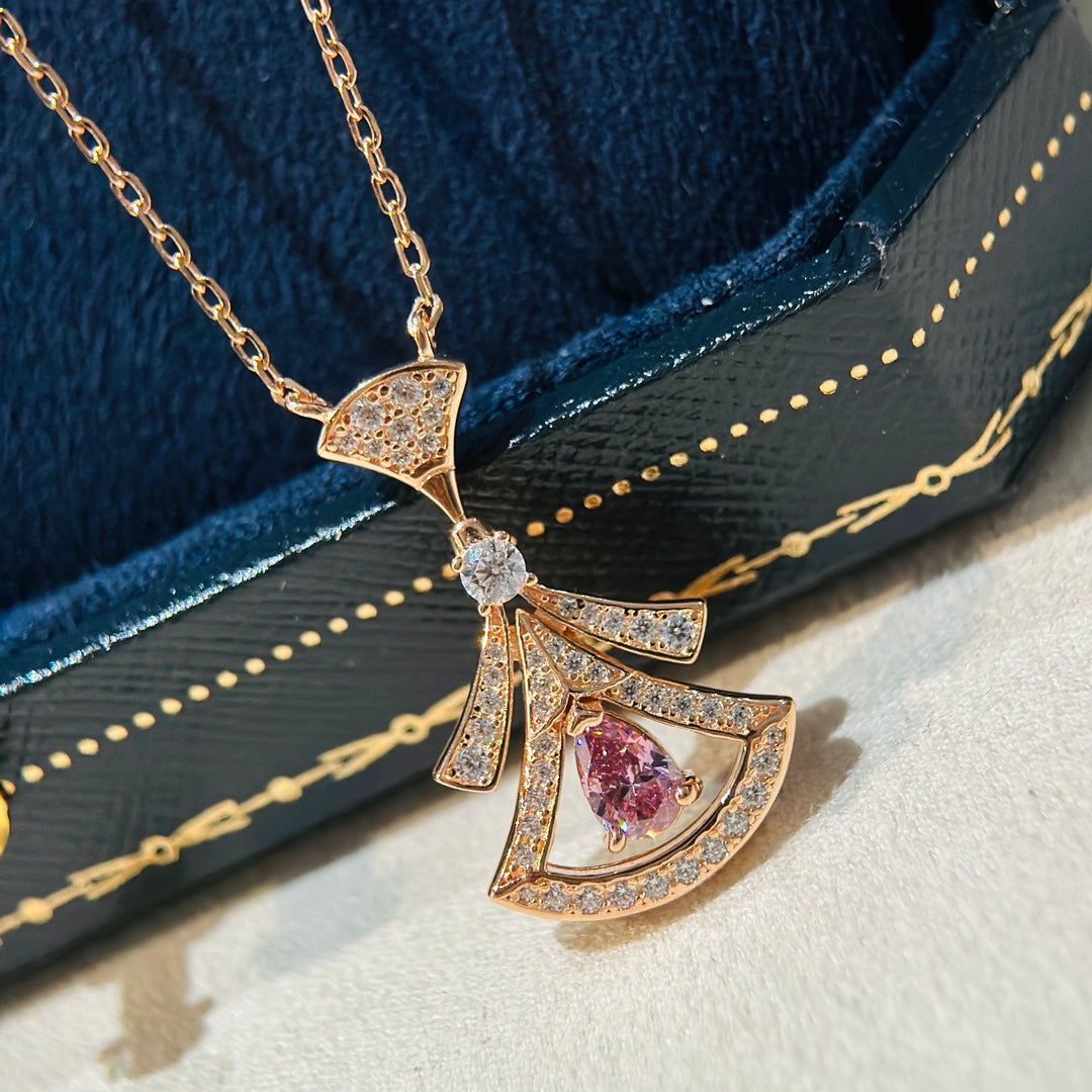 Bvlgari Dream Pearls Moissanite Necklace - 18K Gold