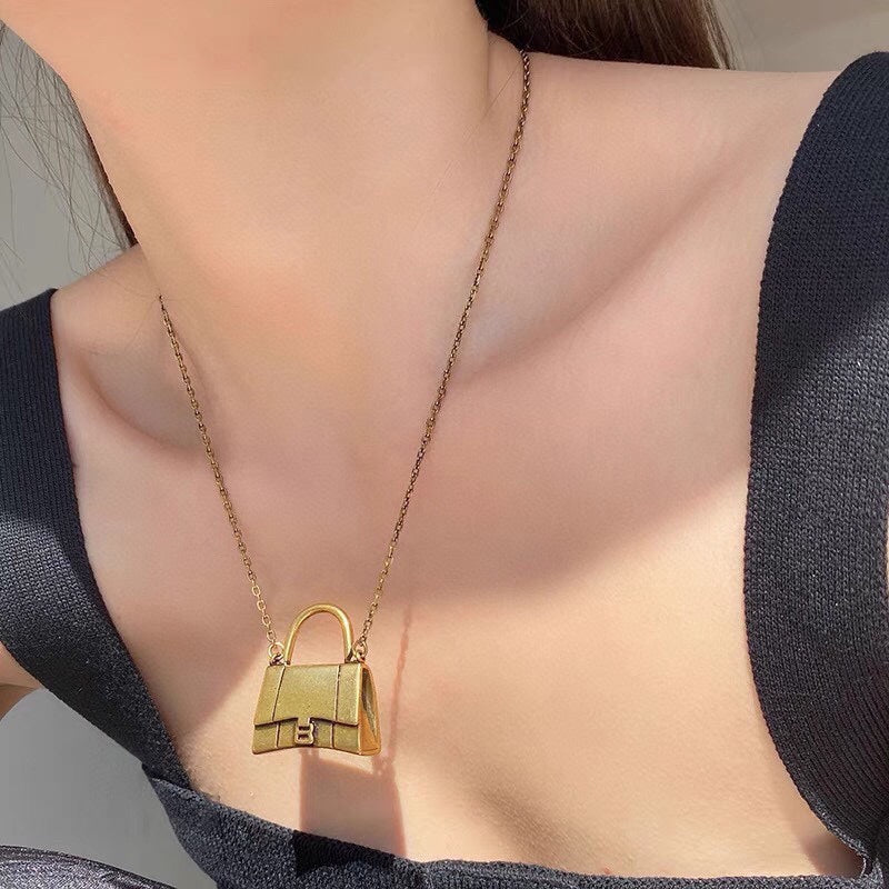 Balenciaga Hourglass Bag Necklace