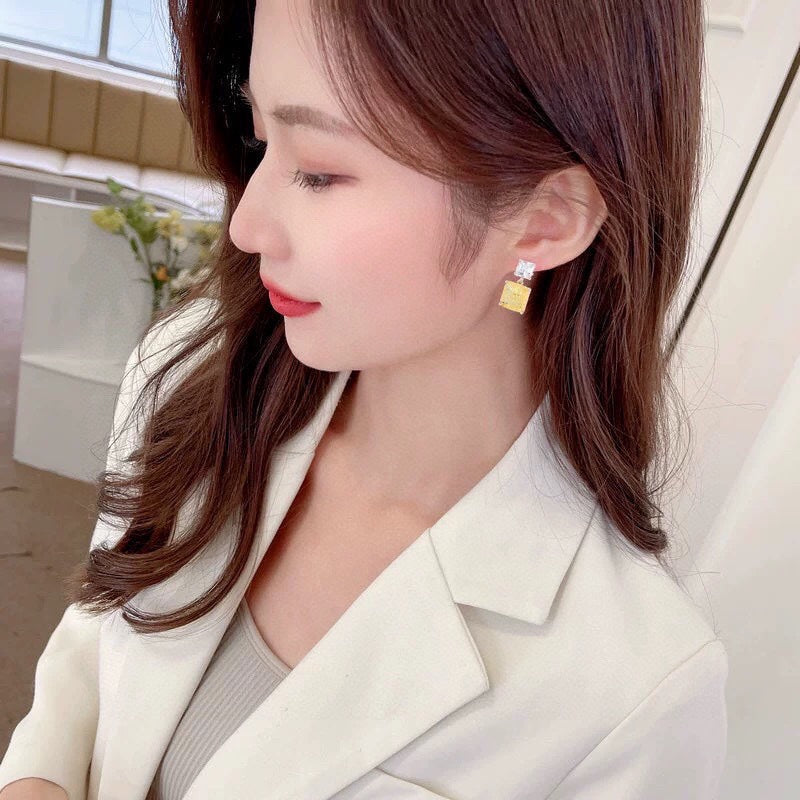 Bvlgari Crystal Earrings - 18K Yellow Gold