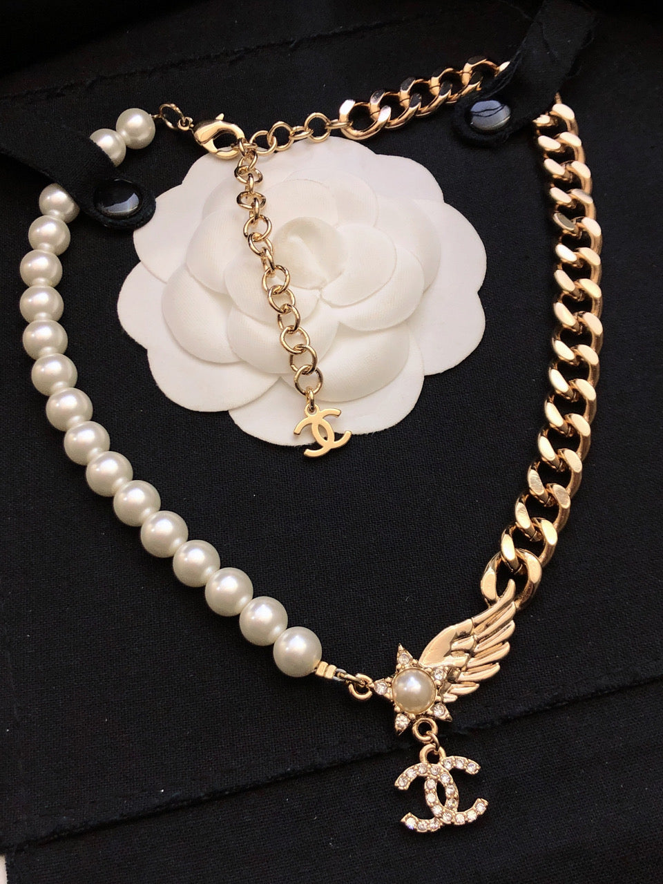 Chanel Wing Chain Necklace