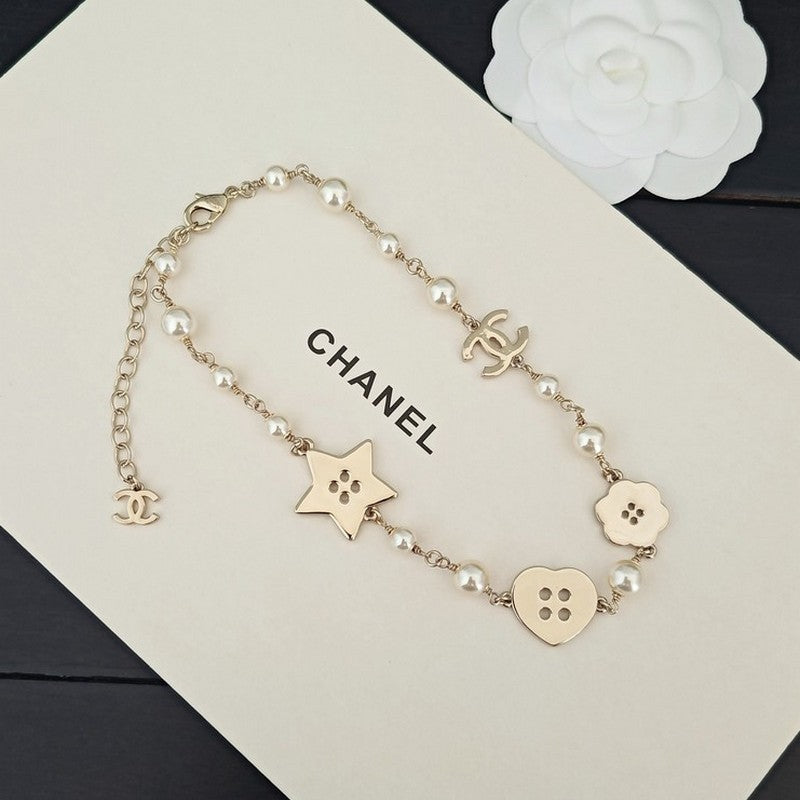 Chanel Pearl Star Necklace