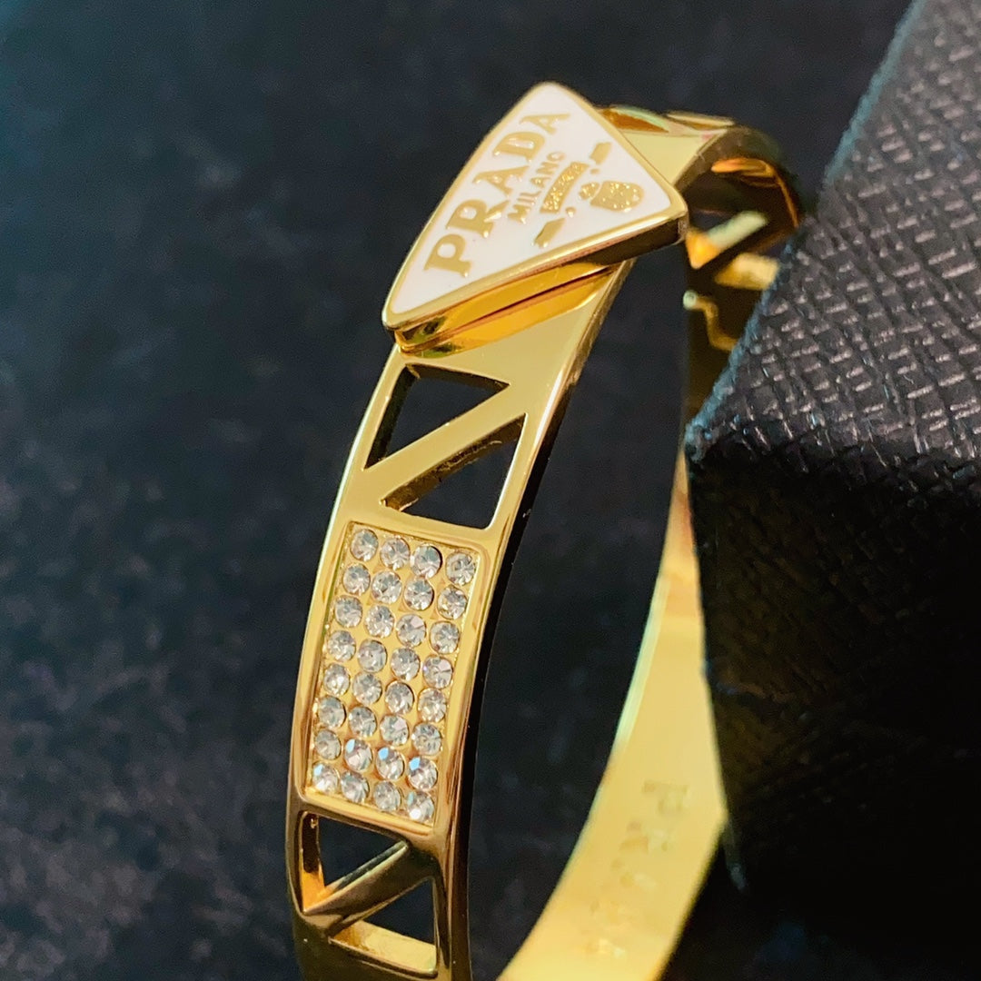 Prada Triangle Diamond Bracelet