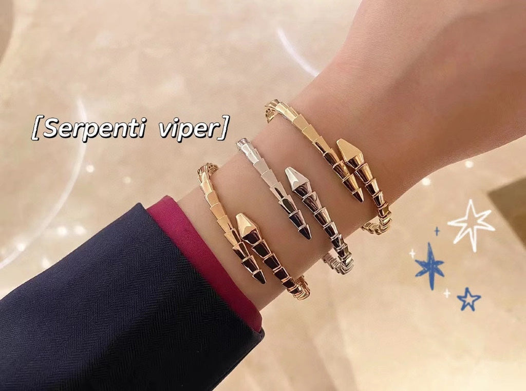 Bvlgari Serpenti Viper Bracelet - 18K White Gold