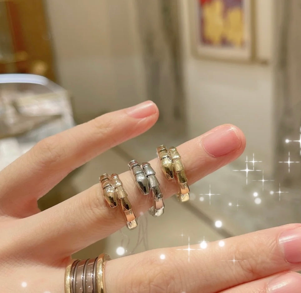 Bvlgari Serpenti Viper Ring - 18K Gold