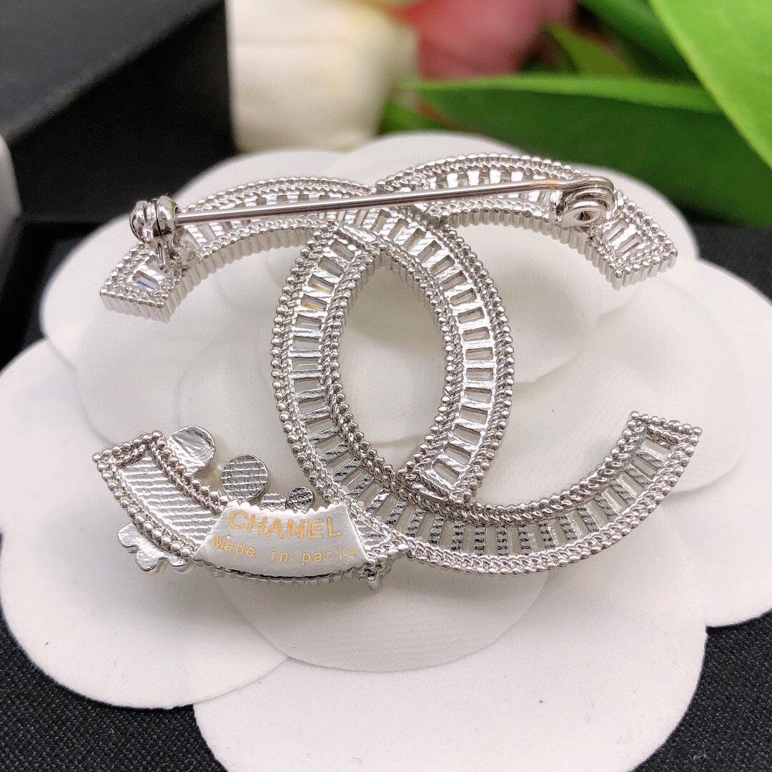 Chanel Star Crystal Brooch