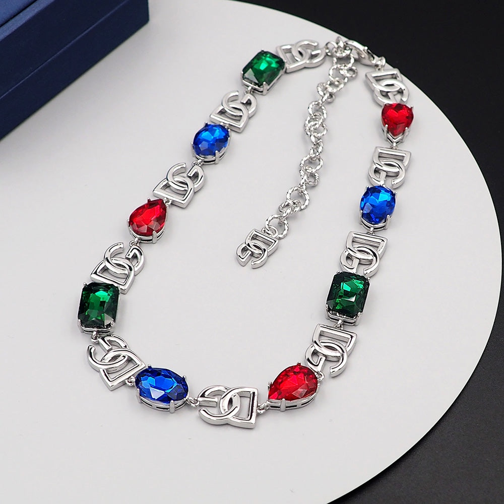 DG Crystals Choker Necklace
