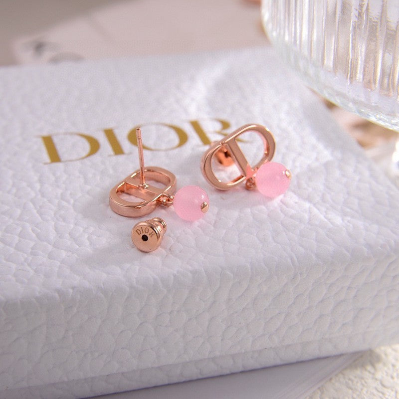Dior Petit CD Pink Earrings