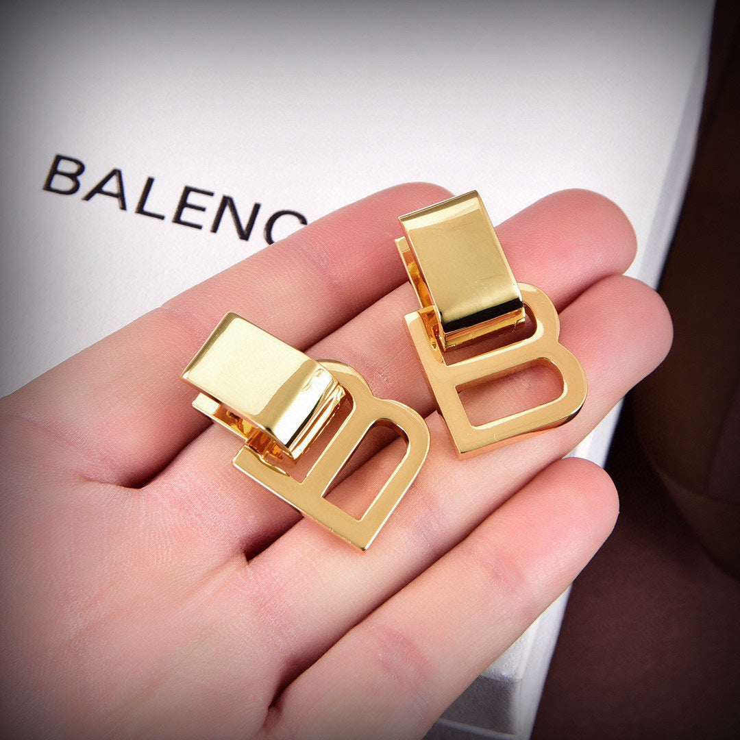 Balenciaga Earrings - 18K Yellow Gold