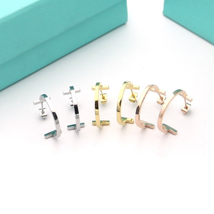 Tiffany Hoop Earrings - 18K Gold