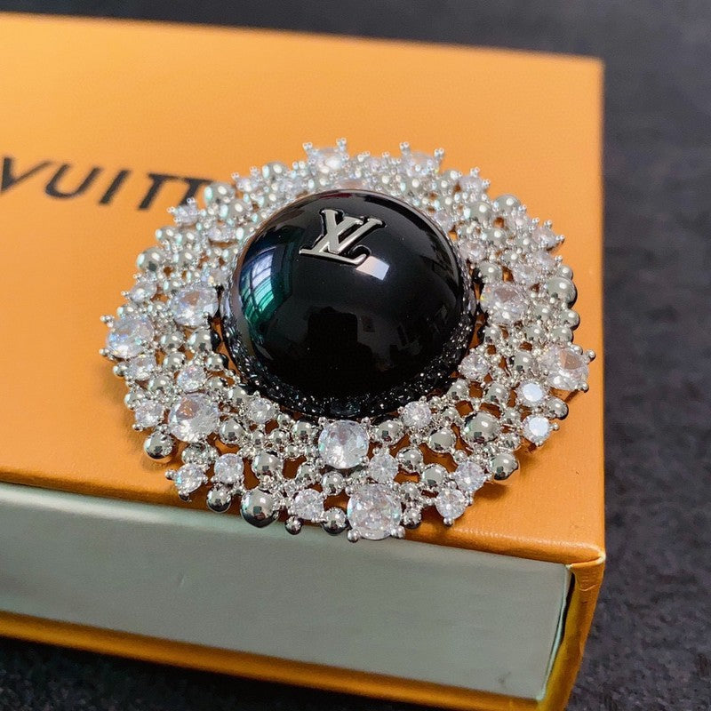 Louis Vuitton Black Ball Brooch