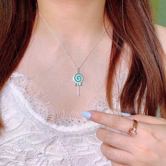 Tiffany Lollipop Charm Chain Necklace