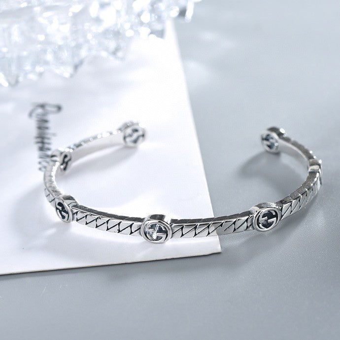 Gucci Double G Thin Interlocking G Bracelet