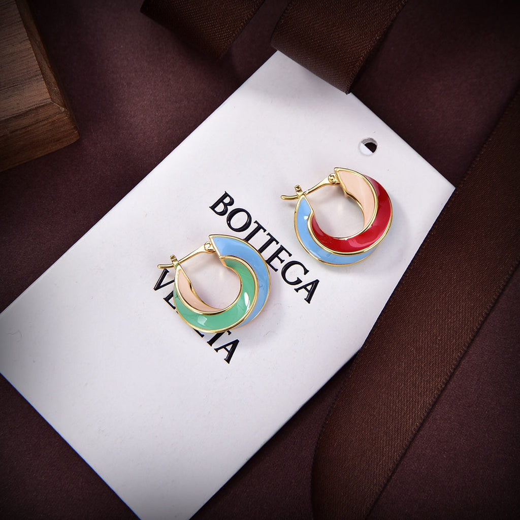 Bvlgari Twist Hoop Earrings - 18K Yellow Gold