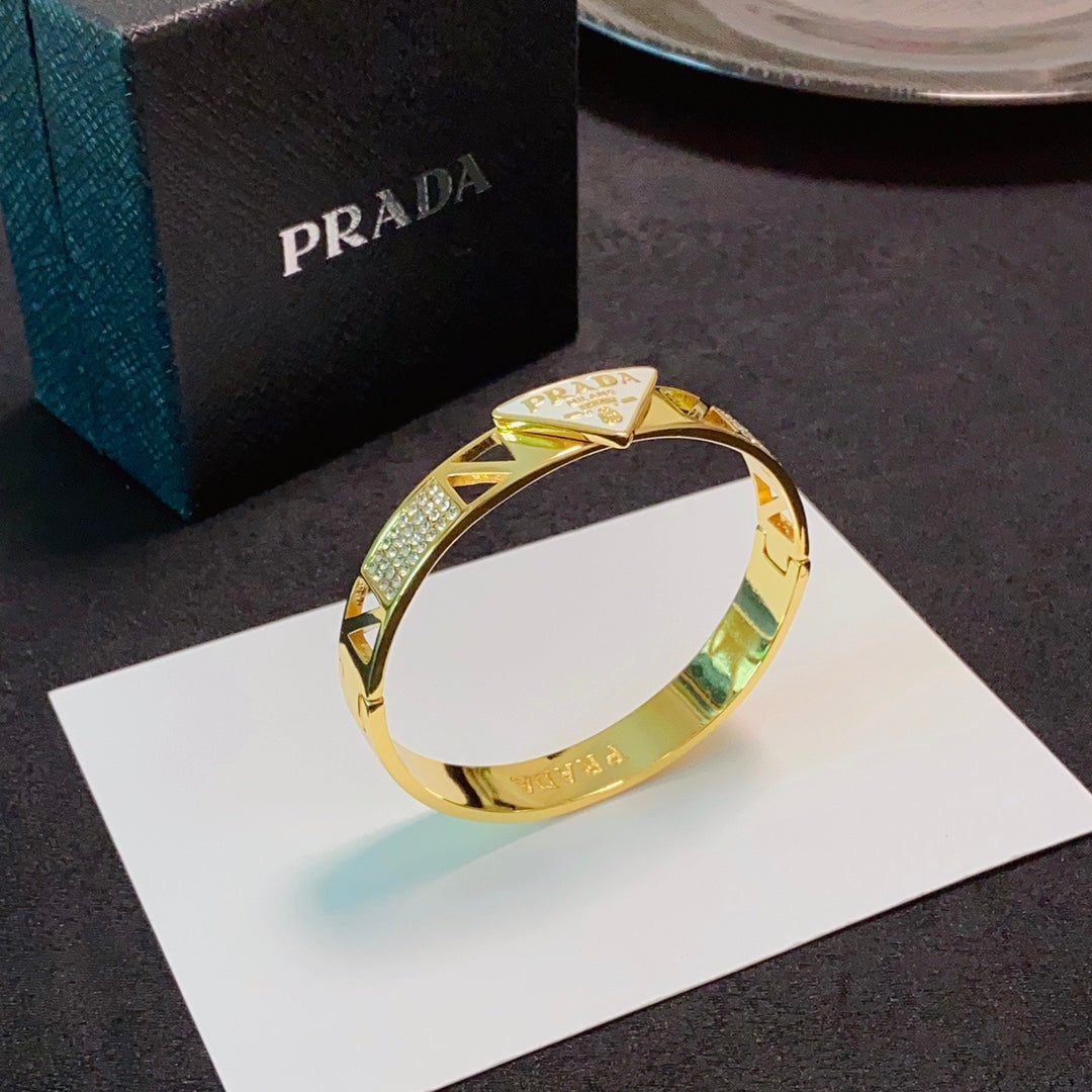Prada Triangle Diamond Bracelet