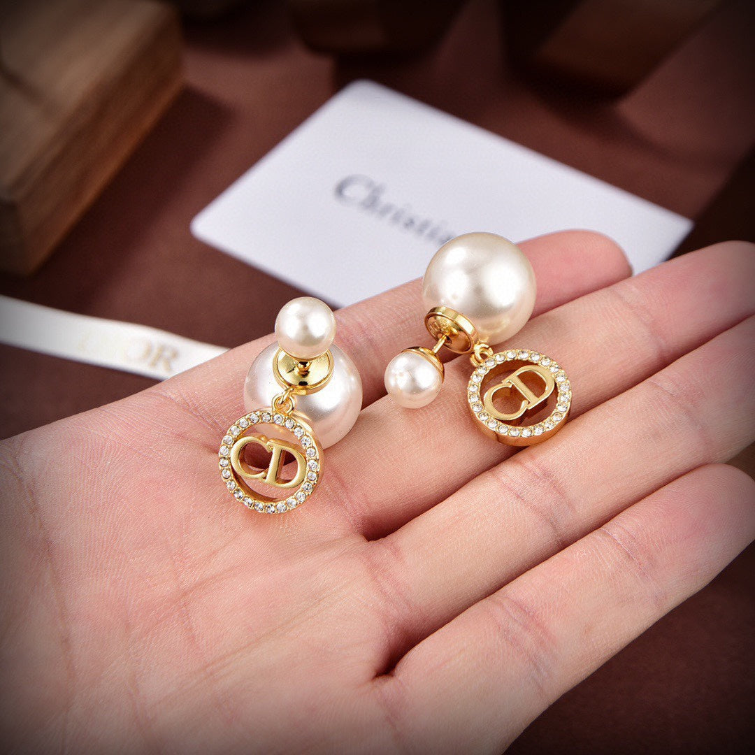 Dior Tribales Pearl Earrings