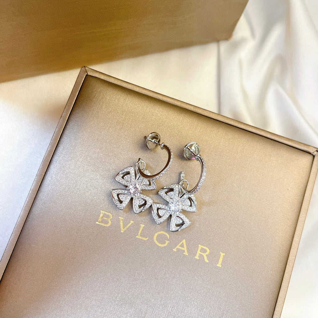 Bvlgari Fiorever Earrings - 18K White Gold