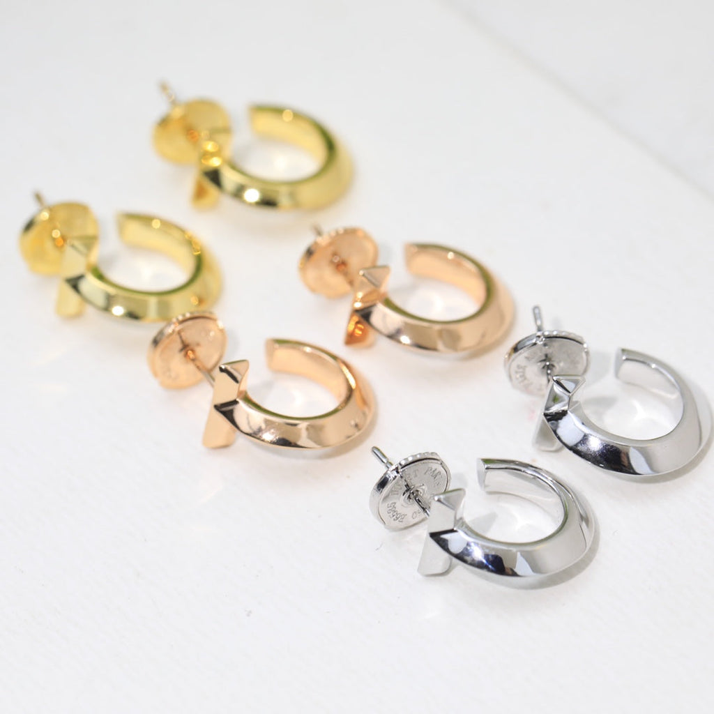 Tiffany Hoop Earrings - 18K Gold