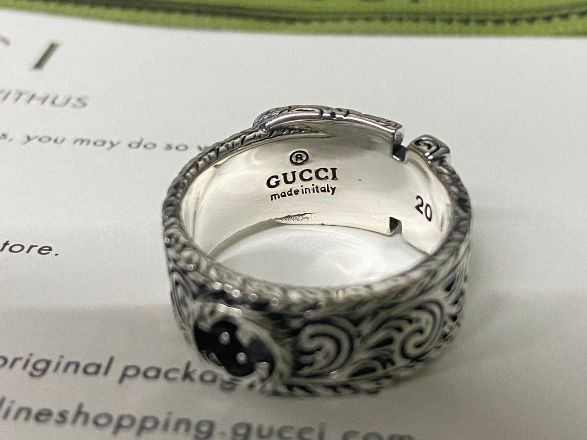 Gucci Double G Garden Gatto Ring