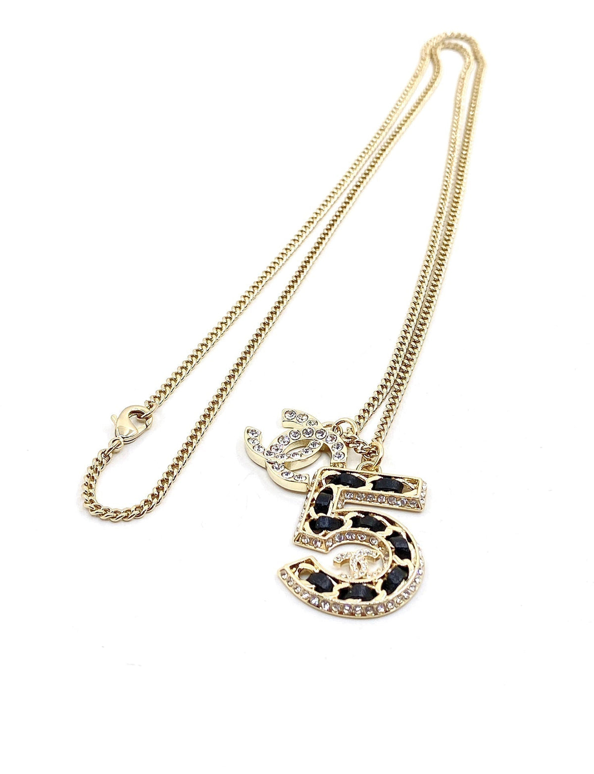 Chanel No.5 Chain Necklace