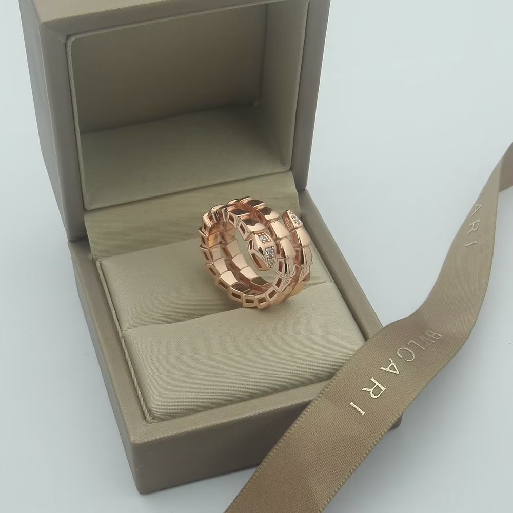 Bvlgari Serpenti Viper Demi Moissanite Ring - 18K Gold