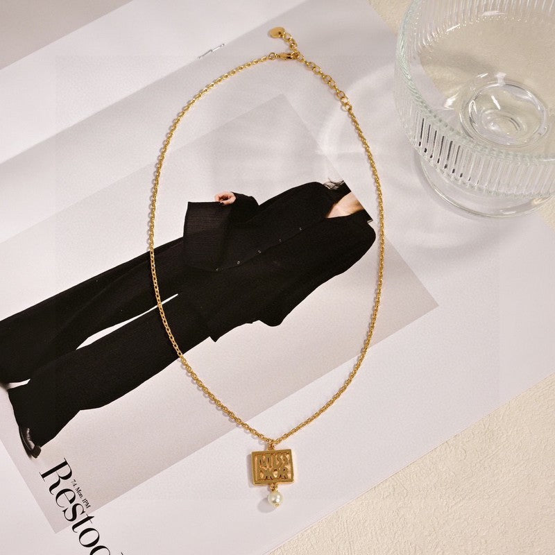 Dior Square Necklace