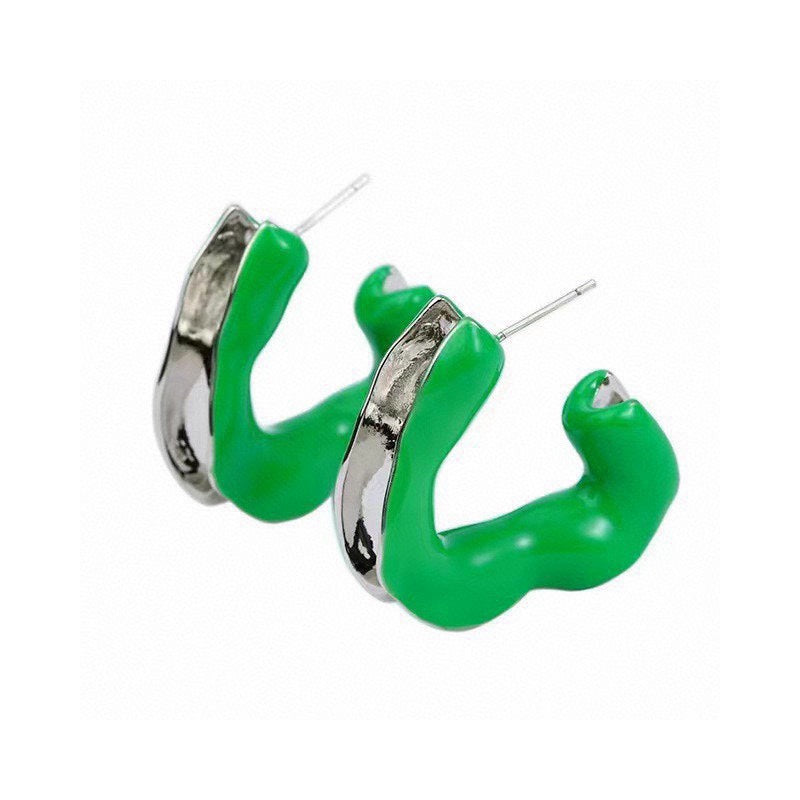 Bvlgari Color Earrings - 18K White Gold