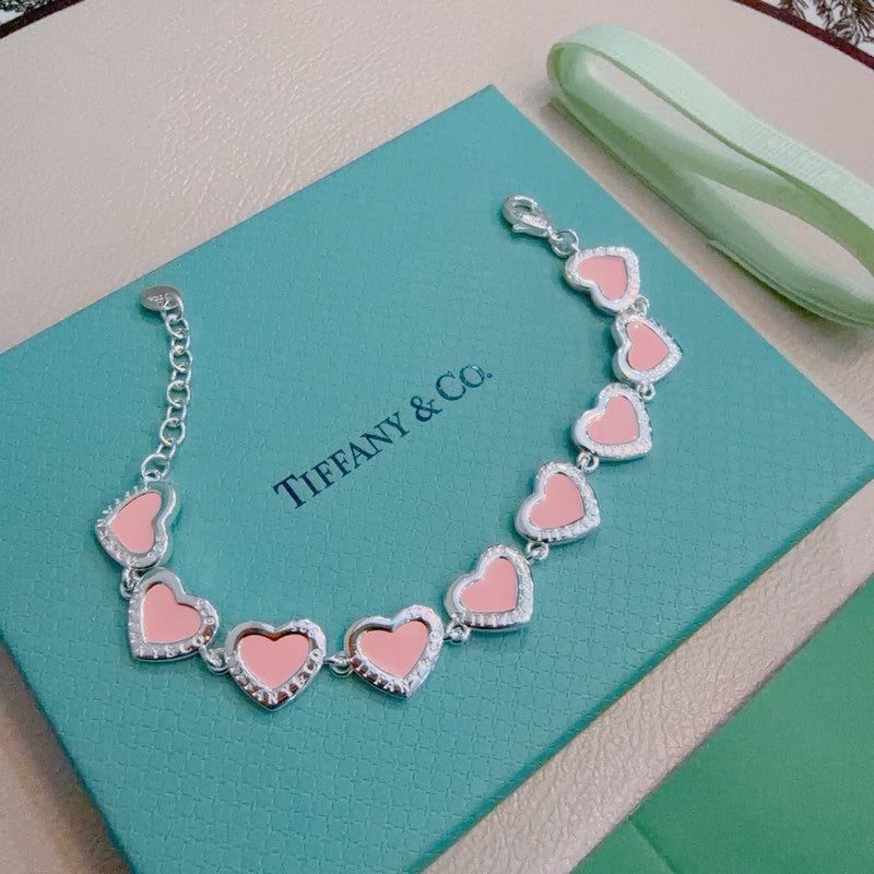 Return to Tiffany Blue Heart Tag Bracelet - 18K White Gold