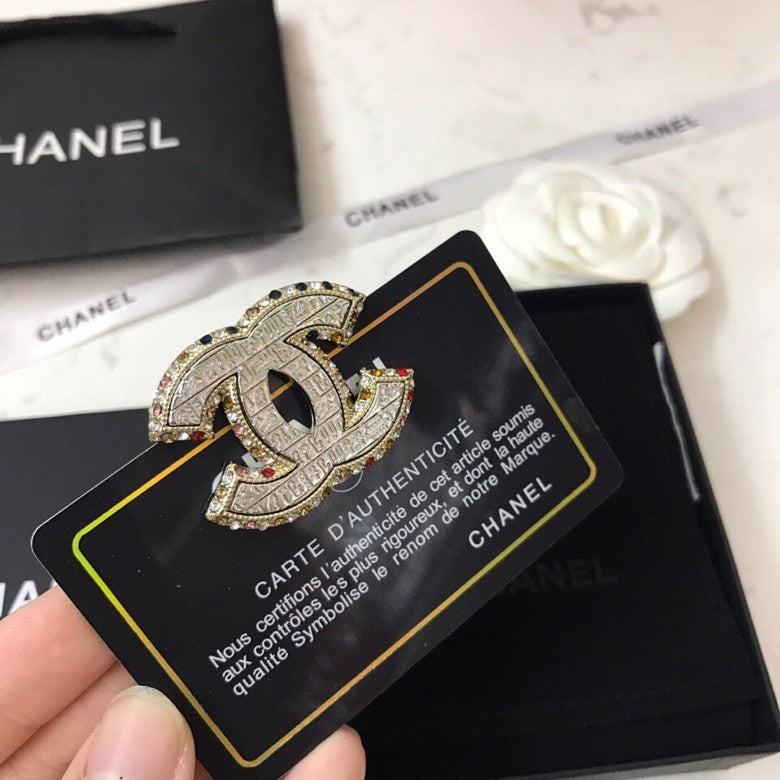 Chanel Diamond Brooch