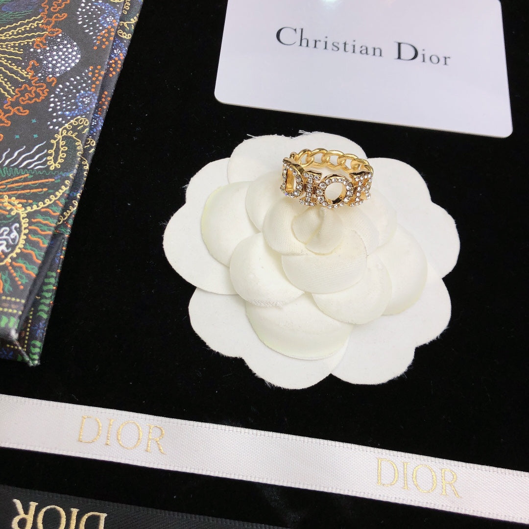 Dior Revolution Chain Ring - 18K Yellow Gold