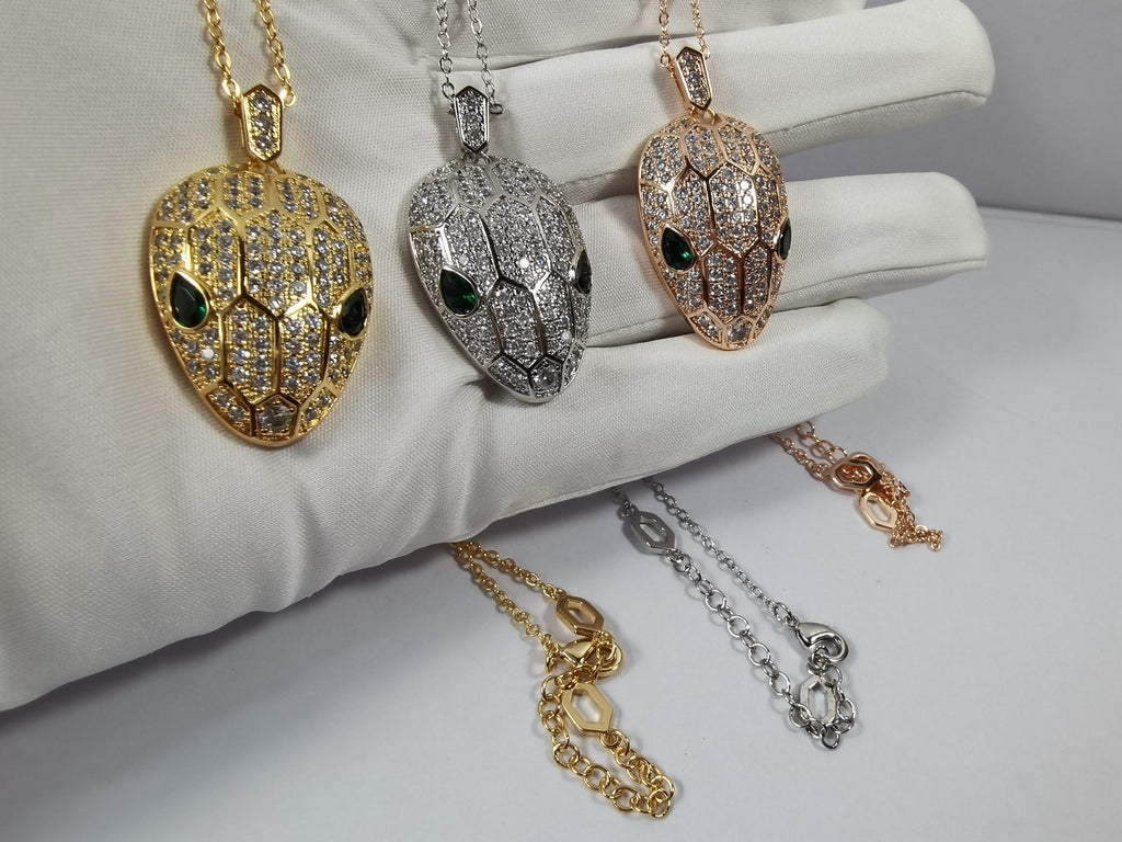 Bvlgari Serpenti Emerald Necklace - 18K Gold