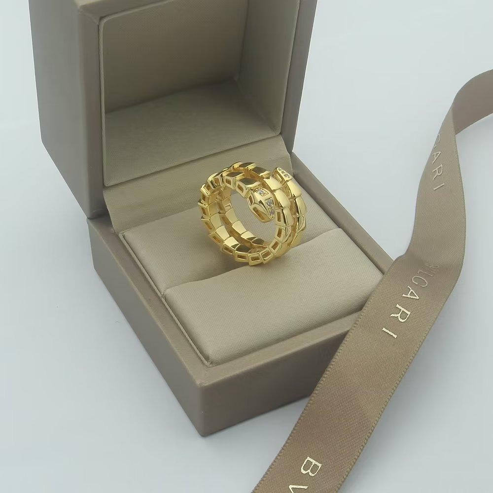 Bvlgari Serpenti Viper Demi Moissanite Ring - 18K Gold