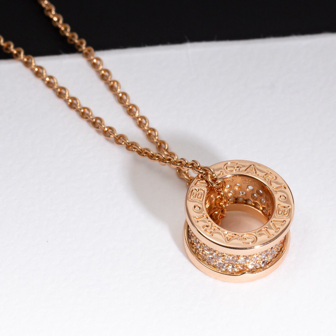 B.zero1 Diamond Necklace - 18K Gold