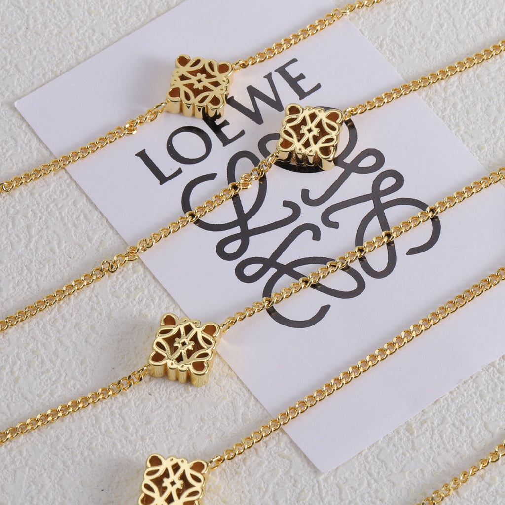 LOEWE Anagram Long Necklace