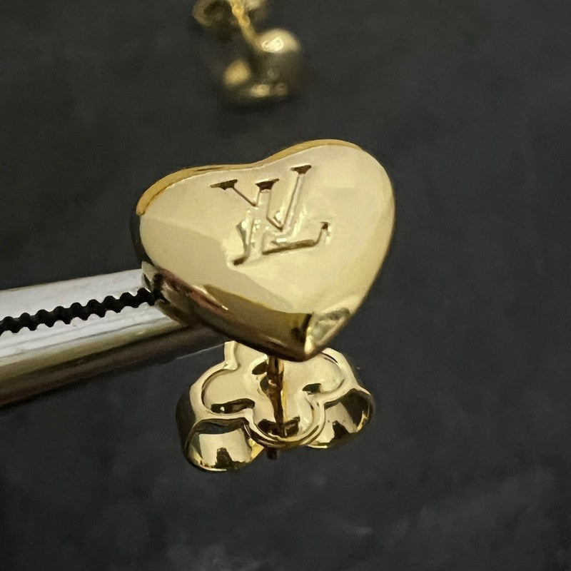 Louis Vuitton Heart Earrings - 18K Gold