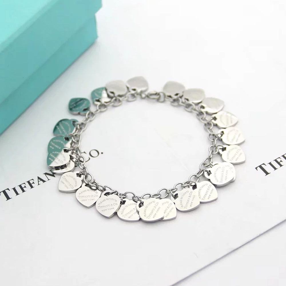 Tiffany Heart Tag Bracelet - 18K Gold
