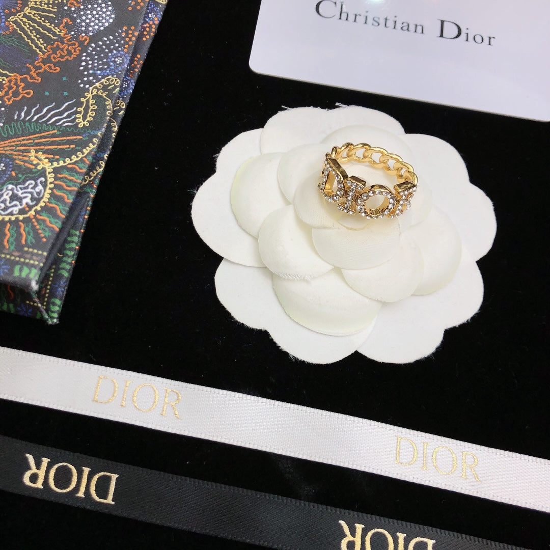 Dior Revolution Chain Ring - 18K Yellow Gold