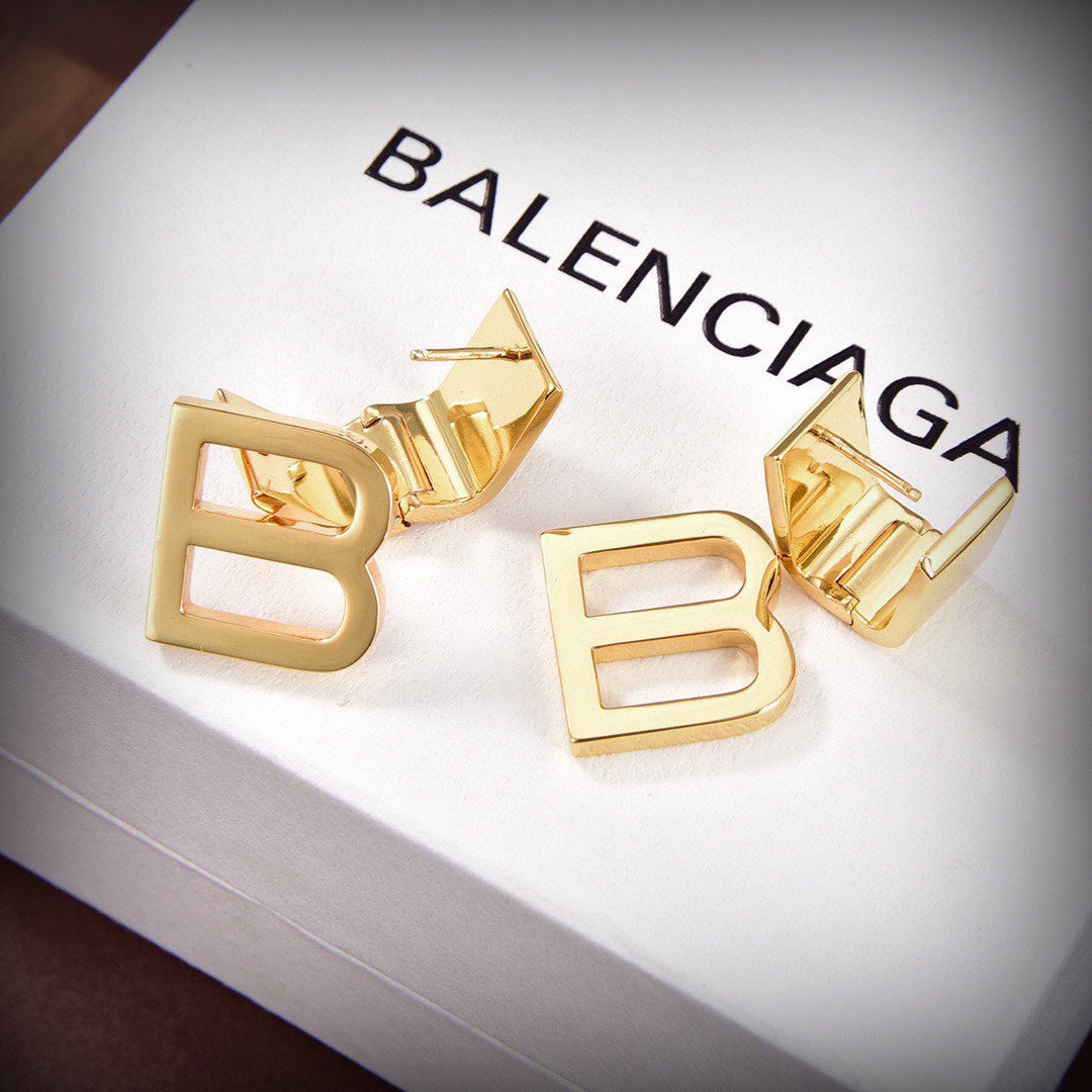 Balenciaga Earrings - 18K Yellow Gold