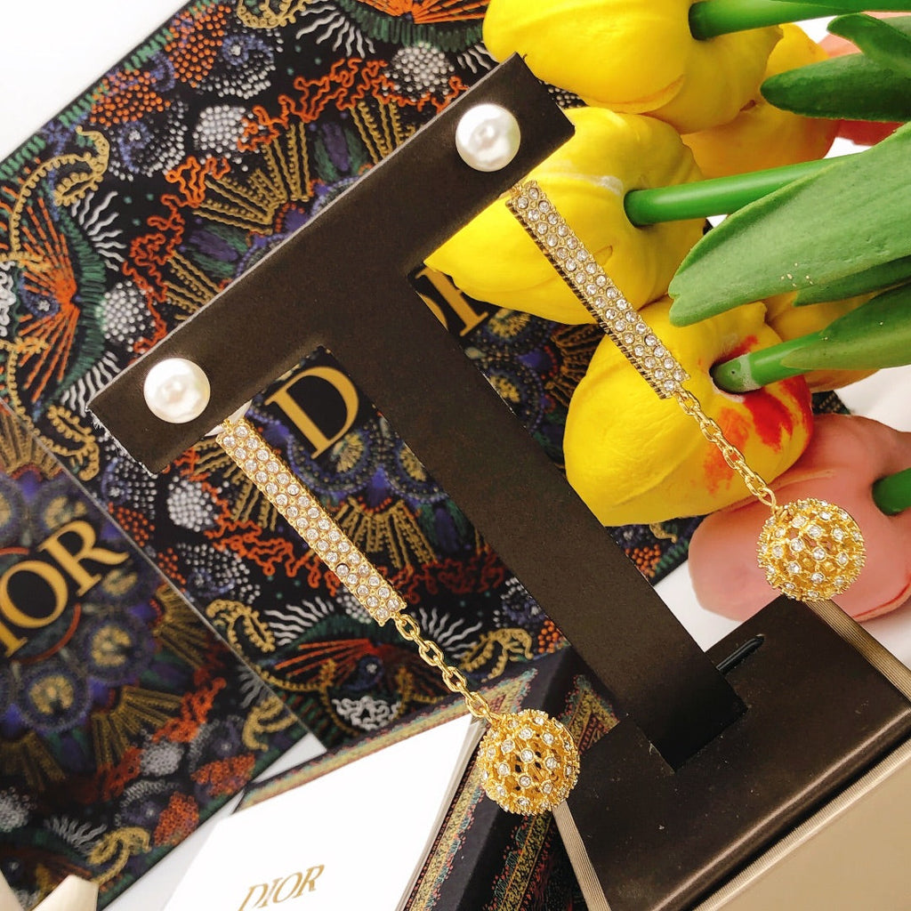 Dior Tassel Diamond Earrings