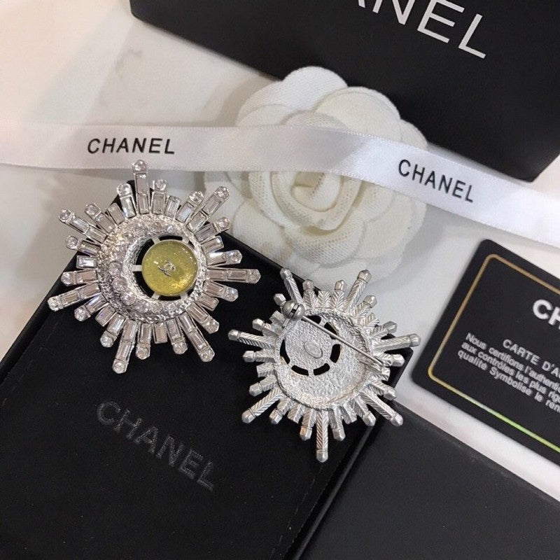 Chanel Crystal Brooch