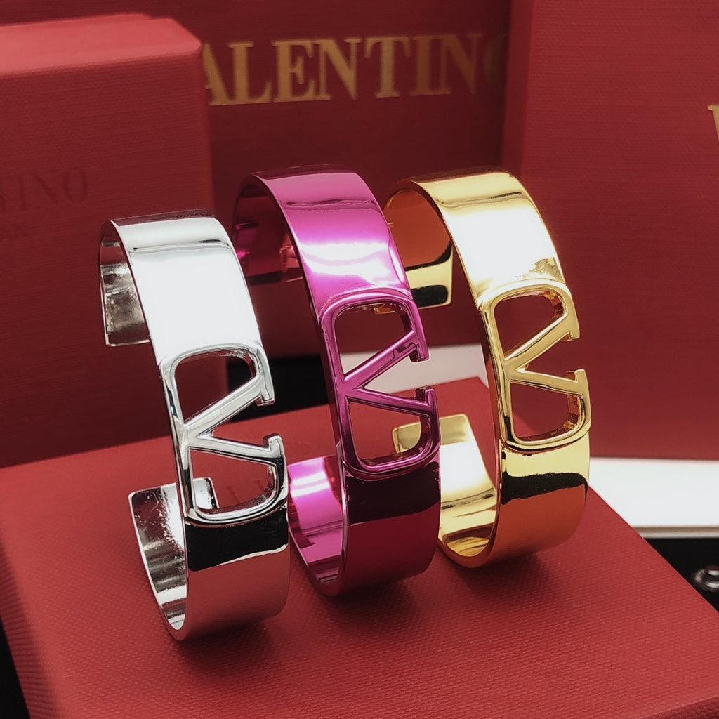 Valentino Pink Cuff Bracelet