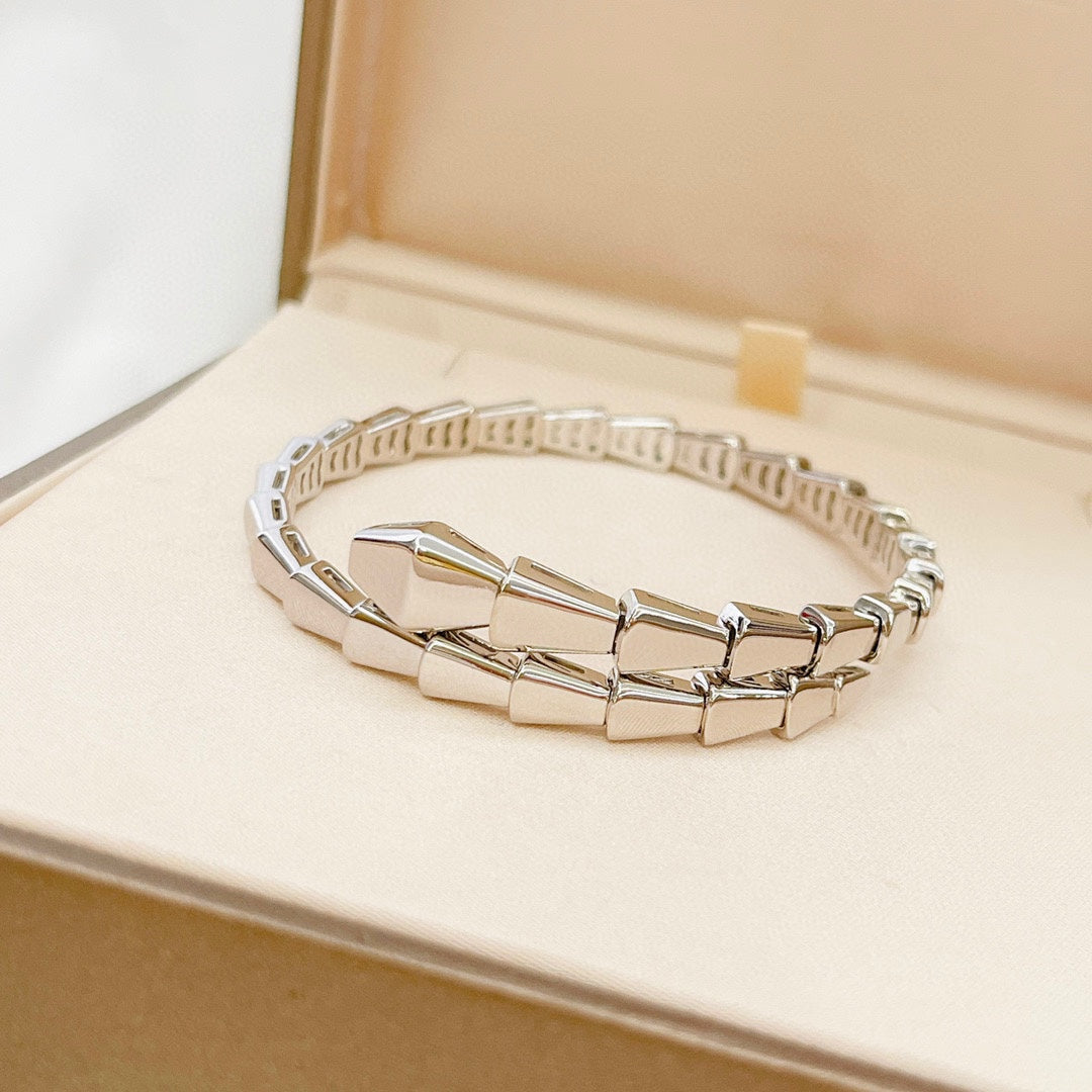 Bvlgari Serpenti Viper Bracelet - 18K White Gold