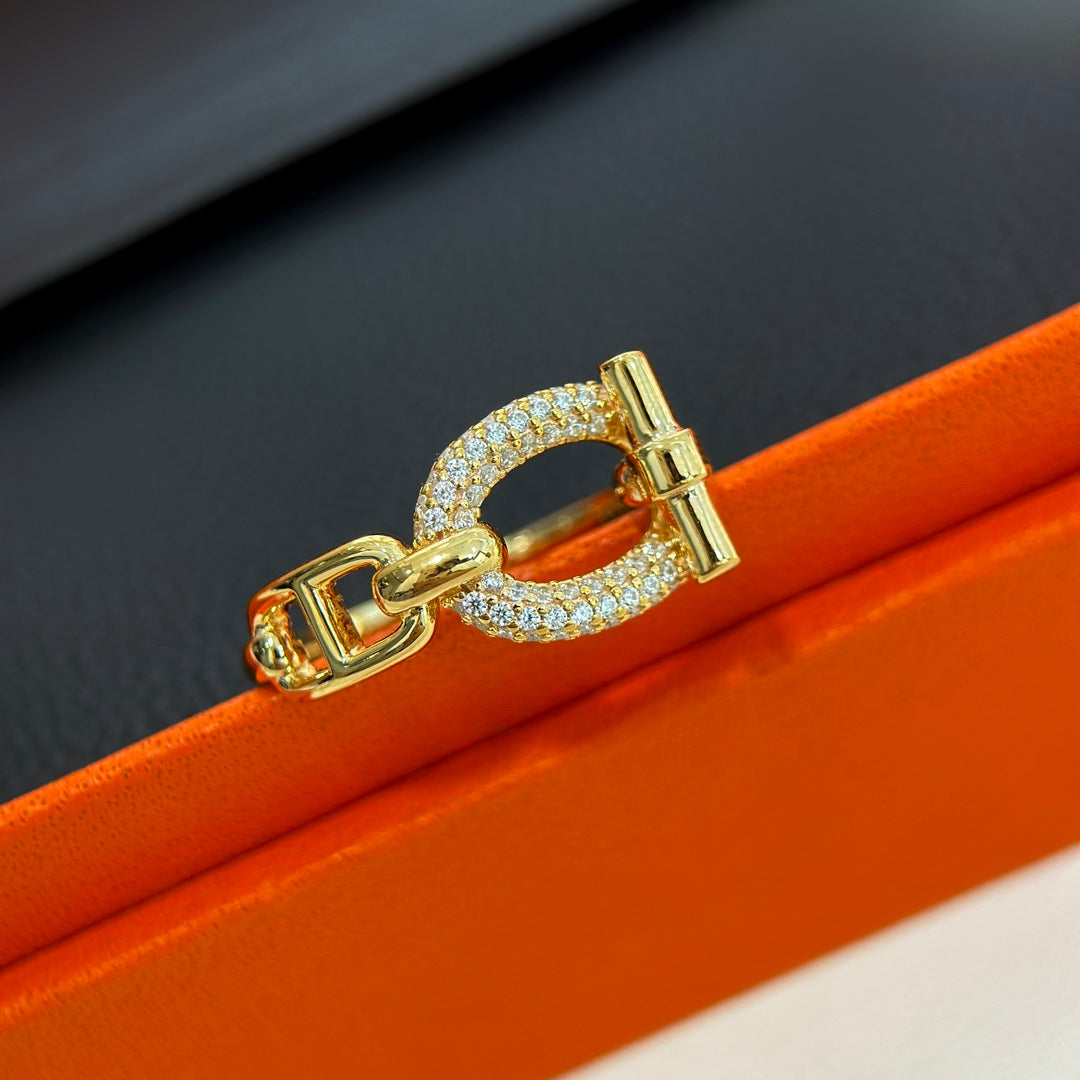 Hermes Adage Ring - 18K Gold